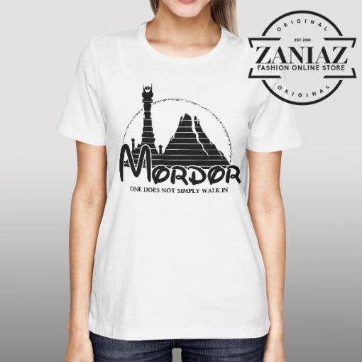 Buy Tshirt Mordor University Lord of the Rings Womens