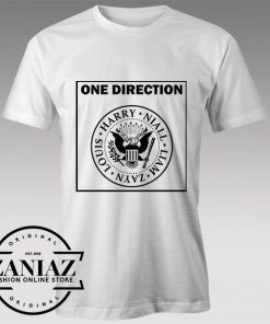 Tshirt One Direction Ramones Logo