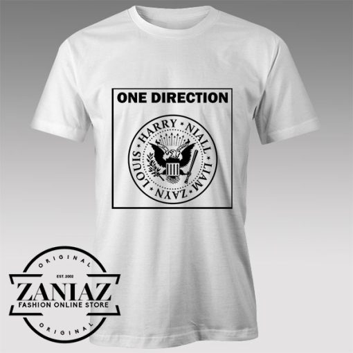 Tshirt One Direction Ramones Logo