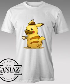 Tshirt Pokemon Pikachu Coffee