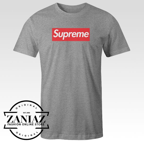 supreme logo t shirt women's