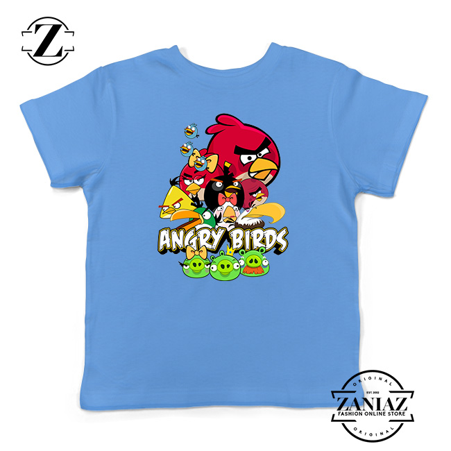 Tshirt Angry Birds Poster Video Game Shirts