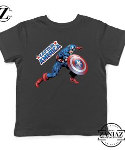 Buy Tshirt Kids Captain America Hero