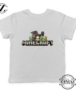 Minecraft Characters Game Youth Tshirt