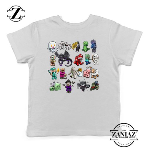 Tshirt Kids Minecraft Characters