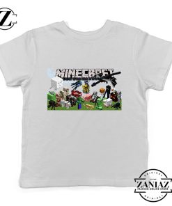 Buy Tshirt Kids Minecraft Game Poster