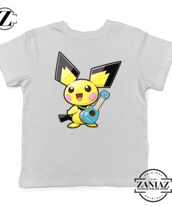 Tshirt Kids Meme Pikachu Play Music