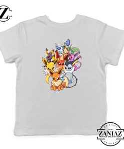 Buy Tshirt Kids Pokemon Eevee Evolution