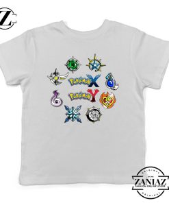 Buy Tshirt Kids Pokemon x y Badges