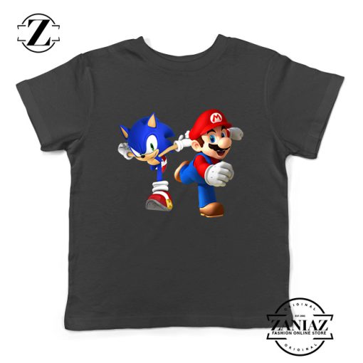 Tshirt Kids Sonic Super Mario