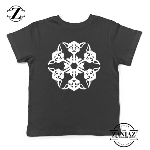 Tshirt Kids Yoda Snow Flake