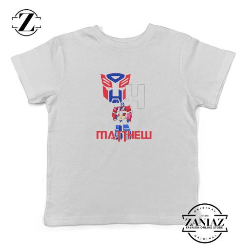 Buy Optimus Prime Transformer Birthday Shirt