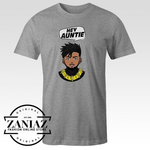 Erik Killmonger Hey Auntie Tshirt