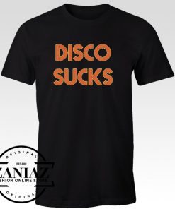 Graphic Tee Shirt Disco Sucks Cheap Tshirts