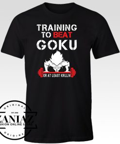 Tee Shirt Training To Beat Goku DragonBall