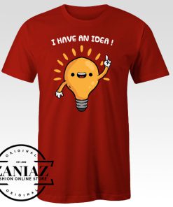 Cheap Funny Cartoon Light Lamp T-Shirt Adult