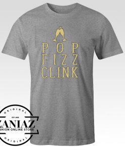 Cheap Holiday Shirt Pop Fizz Clink Tee Shirt Summer Adult