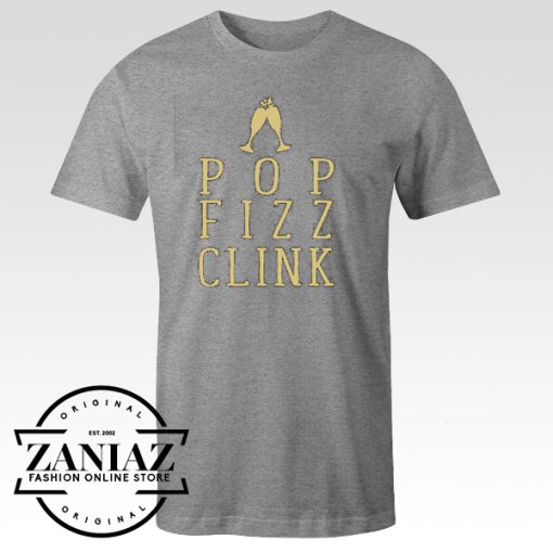 Cheap Holiday Shirt Pop Fizz Clink Tee Shirt Summer Adult