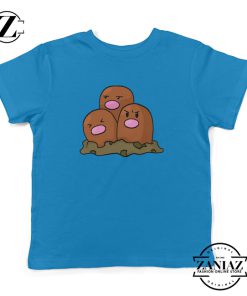 Dugtrio Pokemon Shirt Diglett Evolution Kids Tee