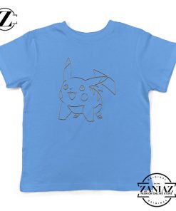 Pokemon Black & White Drawing Picachu Kids Tee