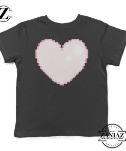 Buy Cheap Kids Shirt Pixel Art Heart Youth T-Shirt