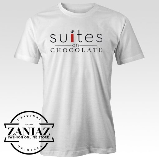 Buy Cheap Suites On Chocolate T-shirt