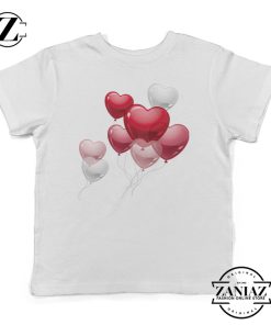 Buy Kids Tee Cute Heart Balloons Funny Youth Shirt