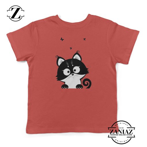 Cheap Cat Kitten Silhouette Cuteness Cat Kids tshirt