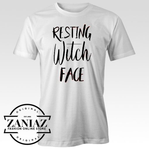 Resting Witch Face Halloween T-Shirt