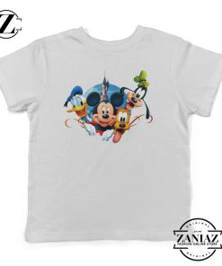 Tee Mickey Pluto Minnie Mouse Donald Kids Shirt