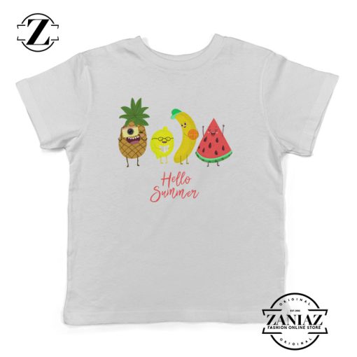 Toddler Summer Fruit Watermelon Banana Kids Tee