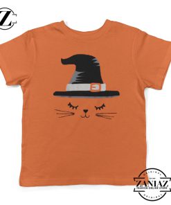 Halloween witch cat Kids T-shirt