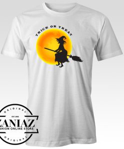 Buy Halloween Witch and Moon T-shirt