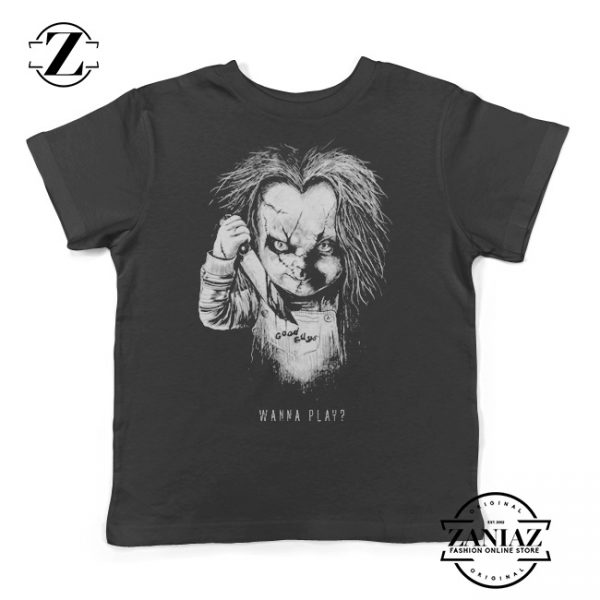 Chucky Wanna Play Kids T-shirt