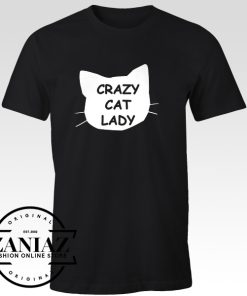 Crazy Cat Lady Funny T-shirt