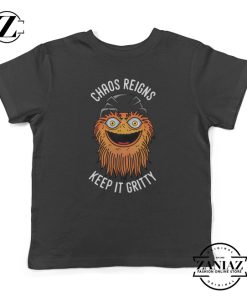 Chaos Reigns Keep It Gritty Kids T-shirt