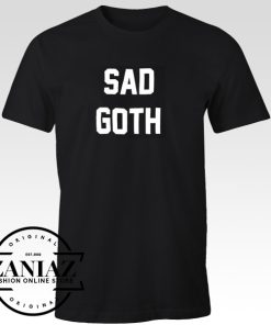 Cheap Christmas Gift Tshirt Sad Goth Size Adult