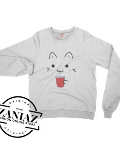 Cute Kawaii Cat Christmas Gift Sweatshirt