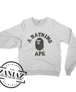 Elevate your streetwear style with our "A Bathing Ape Bape Camo Sweatshirts," inspired by the iconic A Bathing Ape Bape Camo Black design. Made with 100% ethically grown US cotton, this unisex sweatshirt offers both comfort and urban flair. Available in sizes S-3XL, with fast USPS shipping and a 30-day return guarantee. Shop now at ZANIAZ STORE!