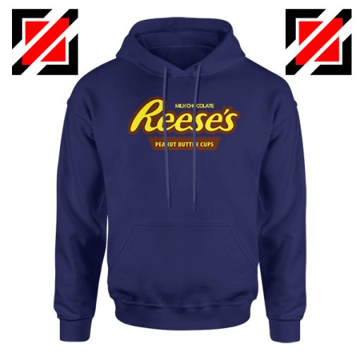 Hoodie Navy BLue Reeses Peanut Butter Cups Hoodies Adult Unisex