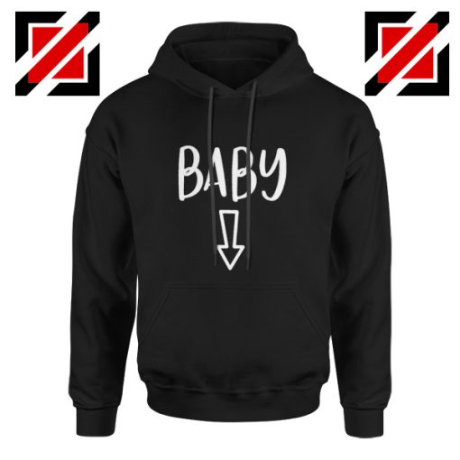 Baby Belly Hoodie Cheap Pregnancy Hoodie Funny Gift Hoodies Unisex Black