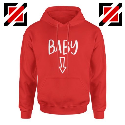 Baby Belly Hoodie Cheap Pregnancy Hoodie Funny Gift Hoodies Unisex Red