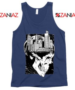 Conan The City of Skulls Tank Top Funny Gift Cheap Tank Top Navy Blue