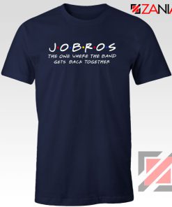 Jobros Navy Blue Tshirt Funny Friends Themed Concert Cheap Tshirt Clothes