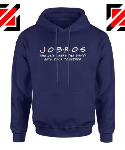 Jobros Navy Hoodie Funny Friends Themed Concert Hoodies Unisex