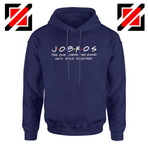 Jobros Navy Hoodie Funny Friends Themed Concert Hoodies Unisex