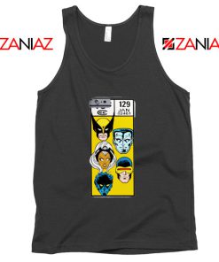 Marvel X Men Tank Top Funny Cheap Comic Book 129 Jan Tank Top Black