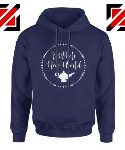 A Whole New World Disney Hoodie Aladdin Jasmine Cheap Hoodie Navy Blue