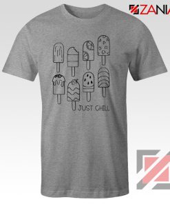 American Rock Band Just Chill Popsicle Shirt Gift Cheap Shirt Sport Grey