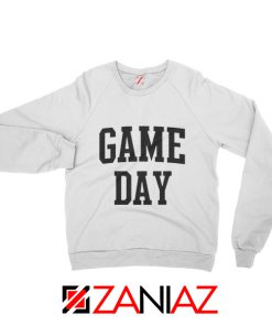 Football TV Program Sweater Game Day Sweatshirt Unisex White